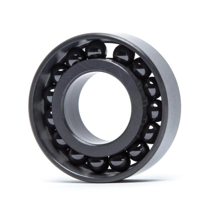 Single Row Ball Bearings - 15x35x11 mm Unflanged - Ceramic Silicon Nitride - PTFE Cage - PTFE Seals Bearing