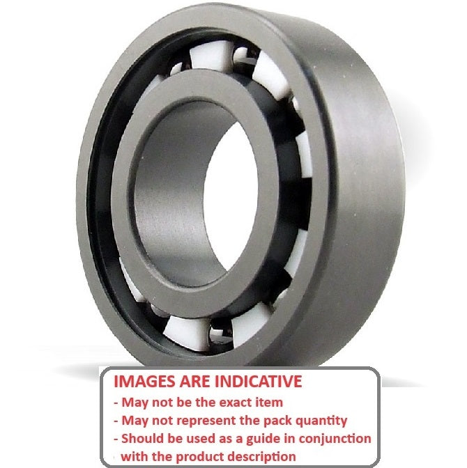 1185178 | CSN-6318-TF-SRL (PK-10) --- Single Row Ball Bearings - 90x190x43 mm Unflanged - Ceramic Silicon Nitride Bearing
