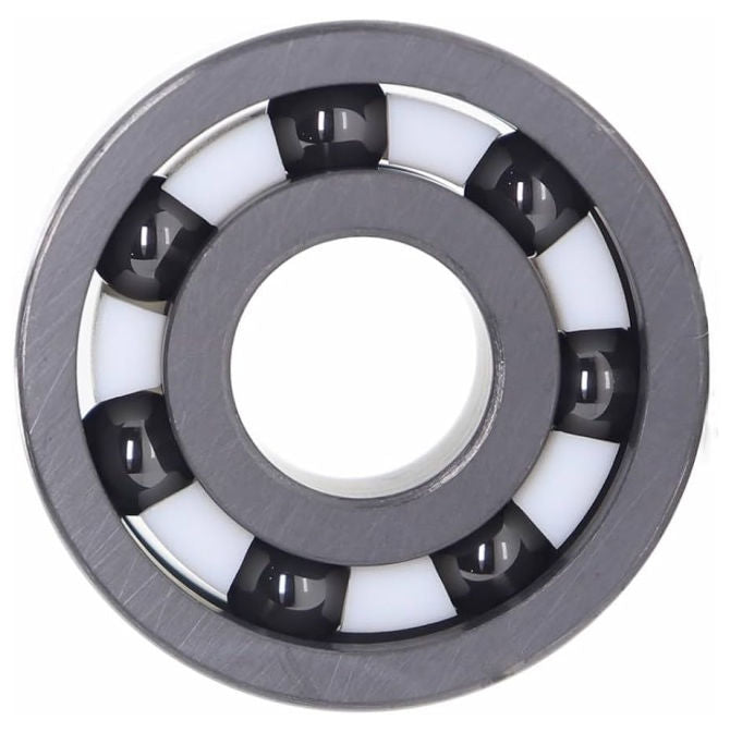 1044777 | CSN-683A-MC34-PK-SRL (PK-10) --- Single Row Ball Bearings - 3x7x3 mm Unflanged - Ceramic Silicon Nitride - PEEK Cage Bearing