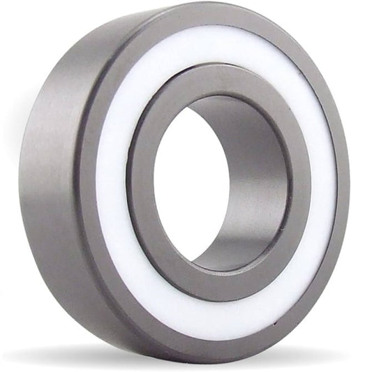 Cuscinetto in ceramica 4 x 16 x 5 mm - Sfera in ceramica Si3N4 - MC34 - Standard - Grigio - Sigillato senza lubrificante - Fermo in PTFE - MBA (confezione da 50)