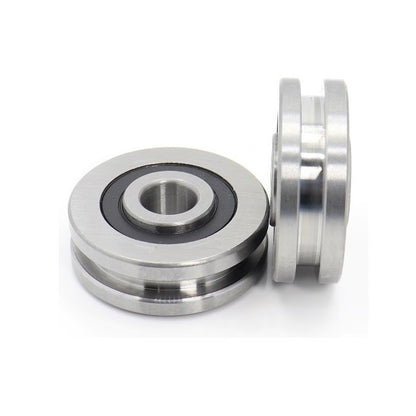 Grooved OD Bearings - 4x11x4 mm - Stainless Steel AISI 440C
