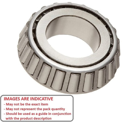 Roulement à rouleaux coniques 19,05 x 19,05 - Convient aux coupelles 09194 - 09195 - 09196 mm - Cône en acier chromé - MBA (Pack de 1)