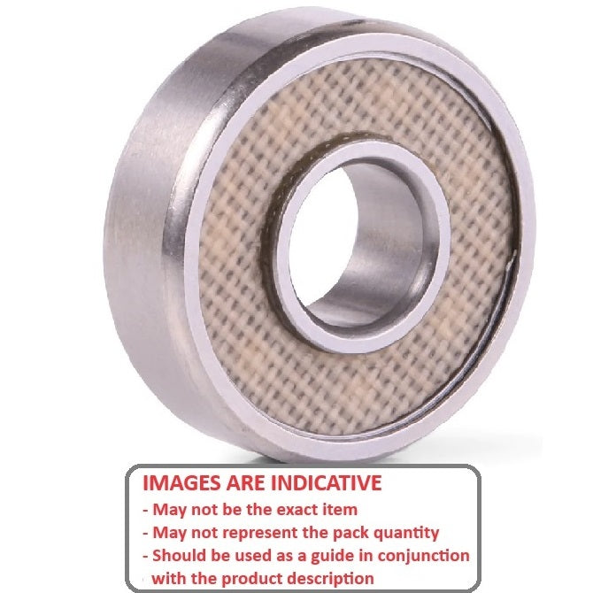 1044493 | SMR63A-TTS-MC3 (PK-5000) --- Single Row Ball Bearings - 3x6x2.5 mm Unflanged - Stainless Steel AISI 440C Bearing