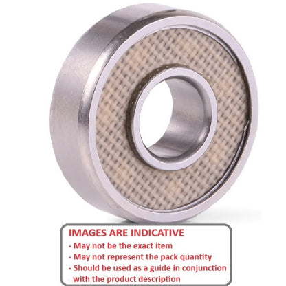 1044493 | SMR63A-TTS-MC3 (PK-5000) --- Single Row Ball Bearings - 3x6x2.5 mm Unflanged - Stainless Steel AISI 440C Bearing