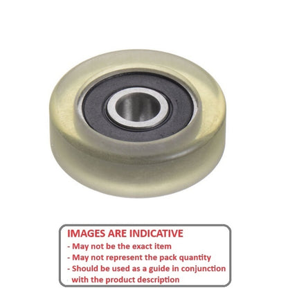 1152976 | PR-0400-100-2RS-ET-90 --- Pressure Roller with Bearing Rollers - 40 mm x 10 mm x 8 mm