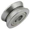 Grooved OD Bearings - 3x12x4 mm - Stainless Steel AISI 440C