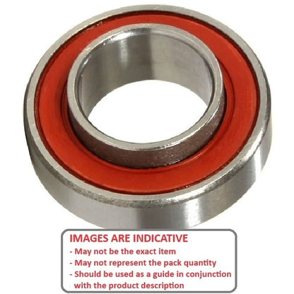 1083966 | W629-2RS-MC3 (Each) --- Single Row Ball Bearings - 9x26x8 mm / 12.624 mm Unflanged - Chrome Steel SAE 52100 Bearing