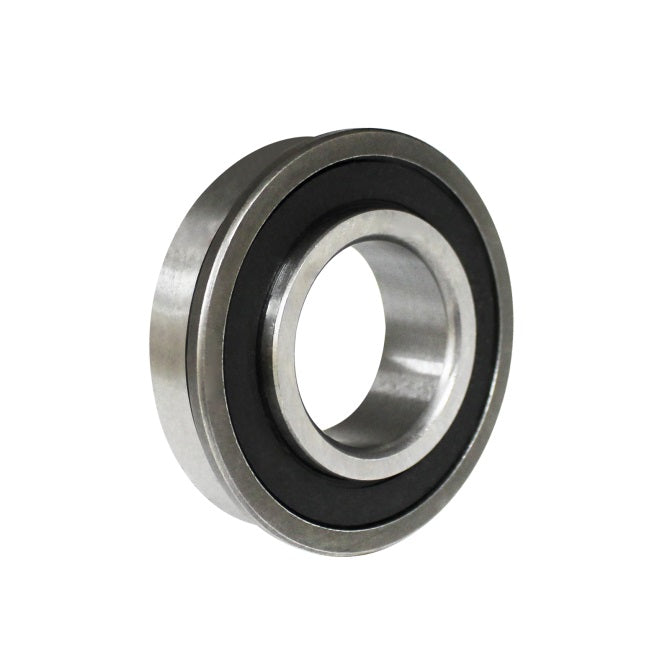 Single Row Ball Bearings - 12x35x11 mm Flanged - Chrome Steel SAE 52100 Bearing