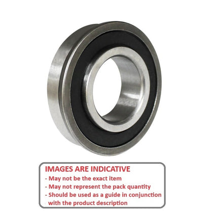 1121418 | FWMR3516-2RS-ECO (Each) --- Single Row Ball Bearings - 16x35x11 mm Flanged - Chrome Steel SAE 52100 Bearing