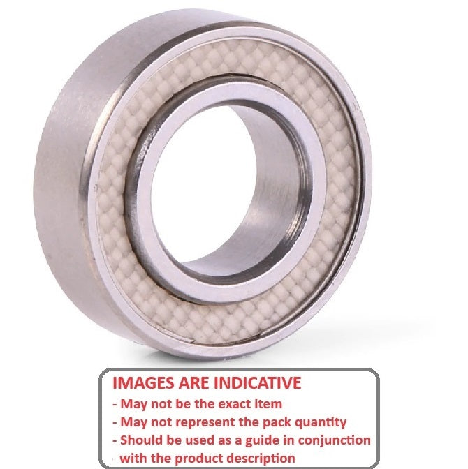 1138034 | WR12434-TTS (Each) --- Single Row Ball Bearings - 26.988x38.1x6.35 mm / 7.142 mm Unflanged - Chrome Steel SAE 52100 Bearing