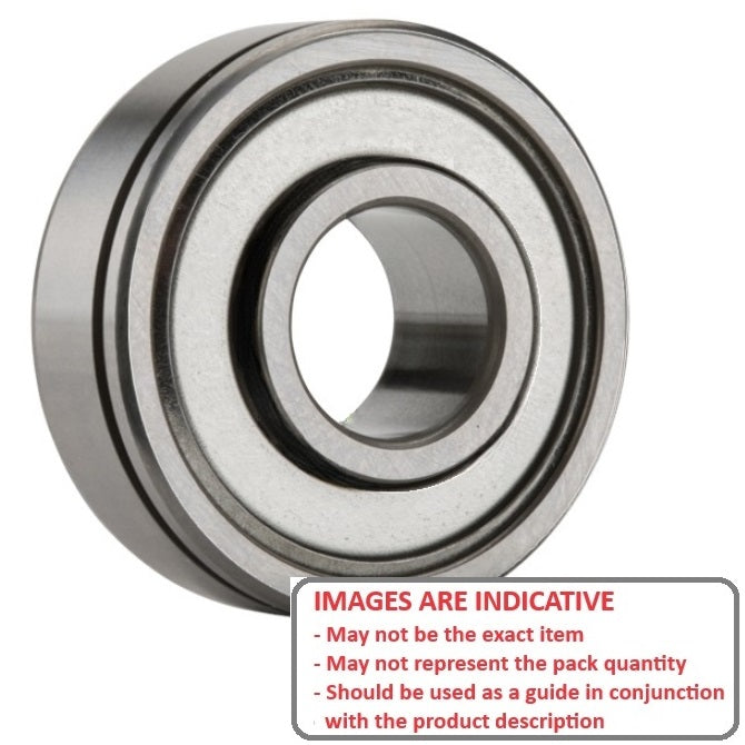1144152 | WR14140A-ZZN (Each) --- Single Row Ball Bearings - 31.75x65.088x19.05 mm / 22.225 mm with Snap Ring - Chrome Steel SAE 52100 Bearing