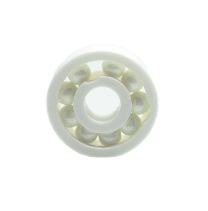Single Row Ball Bearings - 8x22x7 mm Unflanged - Ceramic Zirconia - Full Complement Bearing