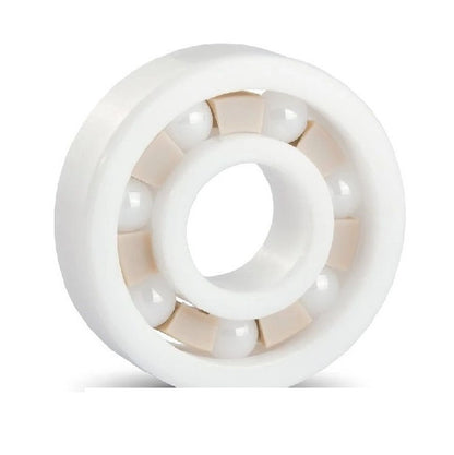 1125229 | CZR-6004-TF-DRY (Each) --- Single Row Ball Bearings - 20x42x12 mm Unflanged - Ceramic Zirconia - PTFE Cage Bearing