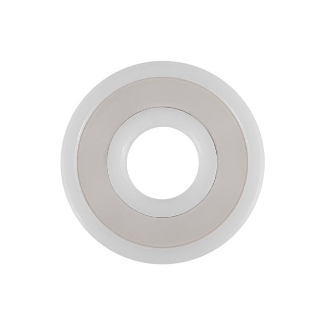 Single Row Ball Bearings - 3x10x4 mm - Ceramic Zirconia - PEEK Cage - Polypropylene Seals