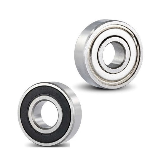Single Row Ball Bearings - 13x32x12.7 mm - Chrome Steel SAE 52100