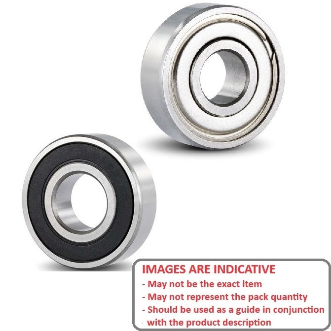 1084321 | 629WC-ZRS-ECO (Each) --- Single Row Ball Bearings - 9x26x10.319 mm / 9.8 mm Unflanged - Chrome Steel SAE 52100 Bearing