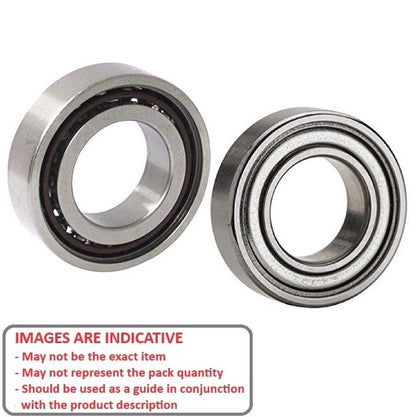 1081156 | 698-Z-MC45-T9H-AF12 (Each) --- Single Row Ball Bearings - 8x19x6 mm Unflanged - Chrome Steel SAE 52100 - High Speed Polyamide Cage Bearing