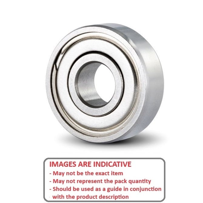 1081855 | MR128A-ZZS-MC3 --- Bearings - 8 mm x 12 mm x 3.5 mm