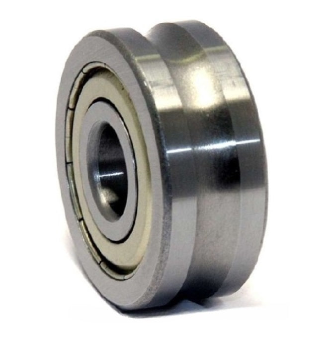 Grooved OD Bearings - 4x13x5 mm - Chrome Steel