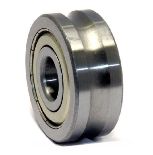 Grooved OD Bearings - 4x12x4 mm / 5 mm - Chrome Steel
