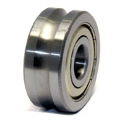 1044045 | U623-ZZ-09-ECO (PK-2) --- Grooved OD Bearings - 3x10x4 mm U Groove - Chrome Steel Bearing