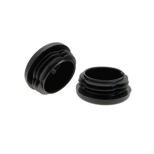 Round Bungs - 10.2 mm Black - 1/2 inch OD 16/18 Gauge Tube