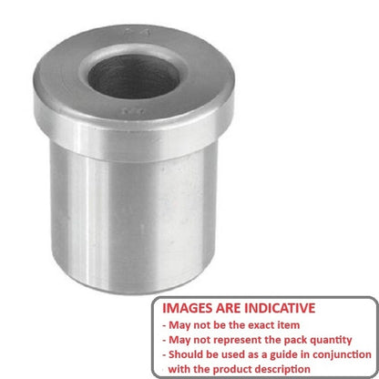 1069801 | BF0034-0064-0064-DP (Each) --- Drill Bushings - 6.35x3.454x6.35 mm Flanged - Carbon Steel Bushing