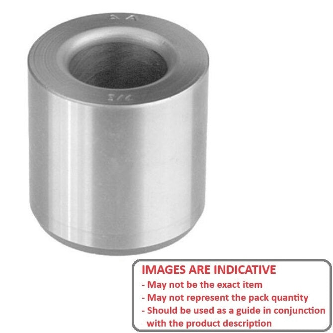 1128123 | BP0159-0222-0095-DP (Each) --- Drill Bushings - 22.225x15.875x9.525 mm Plain - Carbon Steel - Hardened Bushing