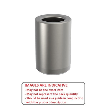 1100880 | BP0079-0127-0127-DT (Each) --- Drill Bushings - 12.7x7.938x12.7 mm Plain - Carbon Steel Bushing