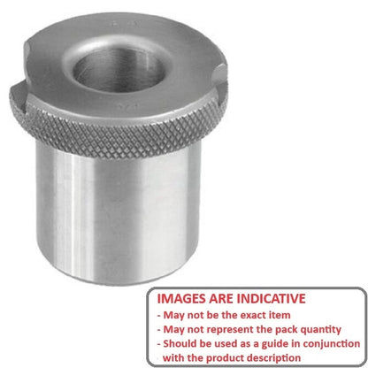 1100791 | BF0127-0065-0127-DS (Each) --- Drill Bushings - 12.7x6.528x12.7 mm Flanged - Carbon Steel Bushing
