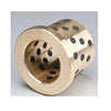 Flanged Bushes - 5x9x12 mm - Brass with Graphite Plug