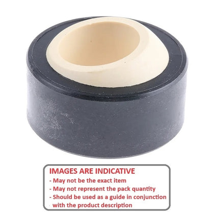 1108967 | GE-01500-02600-W300 (PK-10) --- Spherical Bushings - 15x26x12 mm - W300 Plastic Bushing