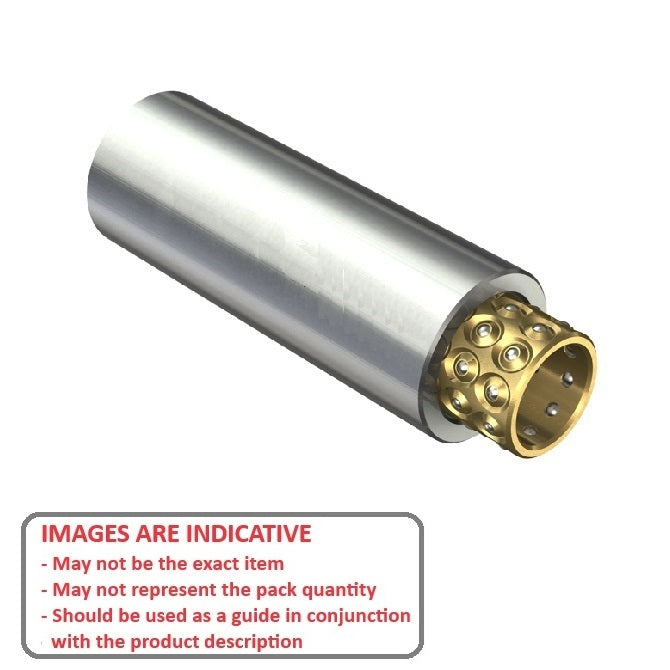 1097695 | STSI12302080 (Each) --- Stroke Rotary Bushings - 12x20x30 mm Miniature - Carbon Steel Bushing