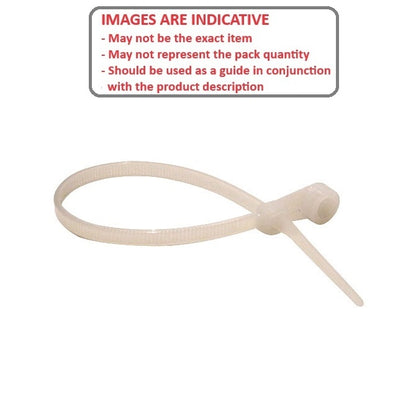 1205053 | CT-15MNRS (100 Pcs) --- Cable Ties Cable and Accessories - 177.8 mm - Natural