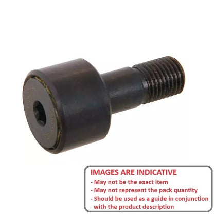 1151709 | NCF50RS (Each) --- Bronze Bushing Self Lubricating Cam Followers - 38.1x60.325 mm - 5/8-18 UNF - Steel and Bronze Cam Follower