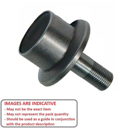 1179101 | CCF285RS (Each) --- Flanged Stud Cam Followers - 76.2x114.3 mm - 1.1/4-12 UNF - Steel Cam Follower