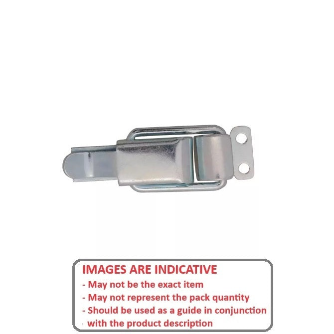 1234181 | HG-83332RS (Each) --- Draw Pull Catches - Type Style B 99.82x26.16 mm - Steel Zinc Plated Catch