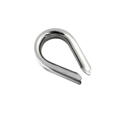 1056633 | TH-048 (PK-25) --- Thimbles Cable Attachments - 4.76x33.734x12.7 mm - Stainless Steel Attachment