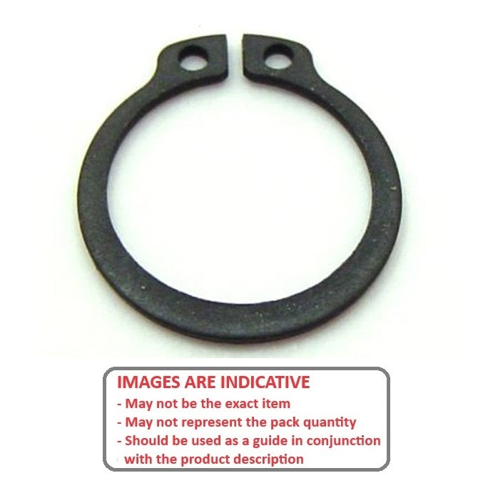 1087807 | CNG-00953-C (PK-10) --- External Retaining Rings - 9.53x1.07 - - Circlips - Carbon Steel Circlip