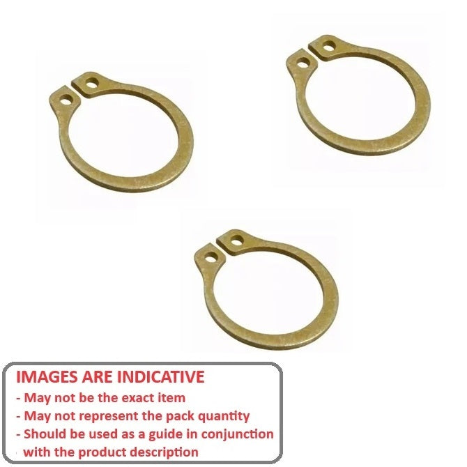 1071608 | CNG-00635-CZ (100 Pcs) --- External Retaining Rings - 6.35 mm x 0.89 mm -