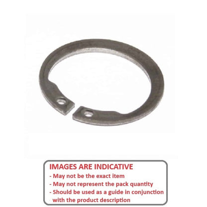 1157076 | CCE-04445-S15-V (PK-5) --- External Retaining Rings - 44.45x1.57x41.91 mm Circlips - Stainless Steel Grade PH15-7 Mo Circlip