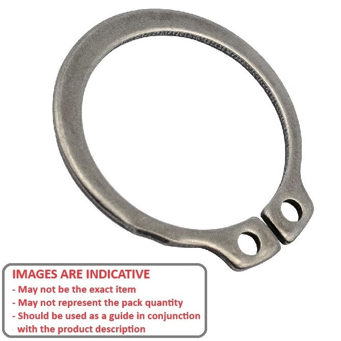 1189615 | CCE-10001-S15 (Each) --- External Retaining Rings - 100.01x2.77x94.78 mm Circlips - Stainless Steel Grade PH15-7 Mo Circlip
