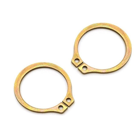 Anello elastico esterno 158,75 x 3,18 mm - Acciaio al carbonio zincato - Giallo - Albero 158,75 - MBA (confezione da 1)