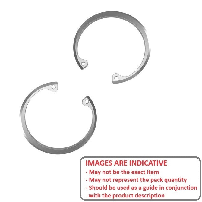 1184253 | CIB-08999-C (PK-2) --- Internal Retaining Rings - 89.99x2.69x96.67 mm Circlips - Carbon Steel Circlip