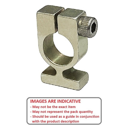 1071739 | CGS-0635-R2C-3 (Each) --- Gear Clamps - 6.35x12.7x6.35 mm Split - Stainless Steel 303/304 Similar to A2, 18-8 HRB80 Clamp