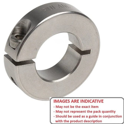 1050074 | COL-00318-013-06-1C-S3 --- Shaft Collars - 3.175 mm x 12.7 mm x 6.4 mm