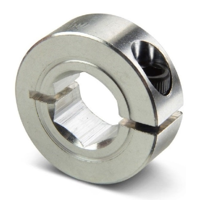 Hex Bore Collars - 12.7x31.8x9.5 mm - Stainless Steel 303/304 Similar to A2, 18-8 HRB80
