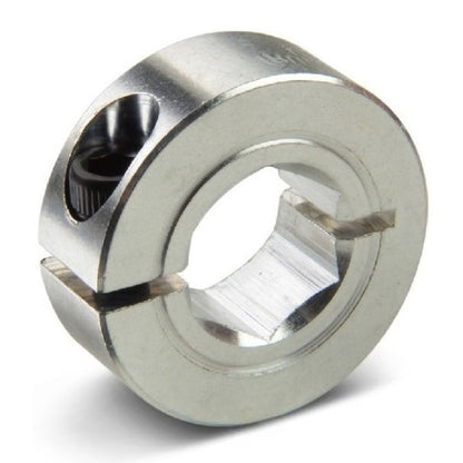 1121694 | COH-01905-048-13-1P-S3 (Each) --- Hex Bore Collars - 19.05x47.6x12.7 mm One Piece - Stainless Steel 303/304 Similar to A2, 18-8 HRB80 Collar
