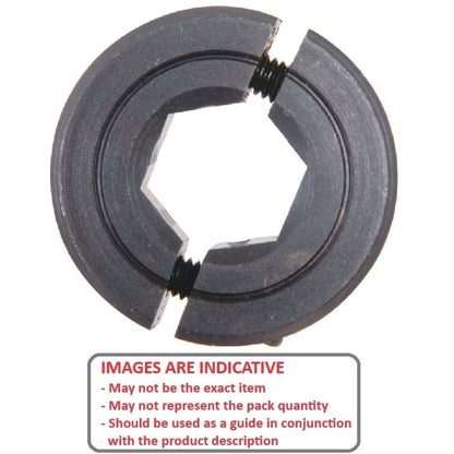 1121976 | COH-01905-048-13-2P-CS --- Hex Bore Collars - 19.05 mm x 47.6 mm x 12.7 mm