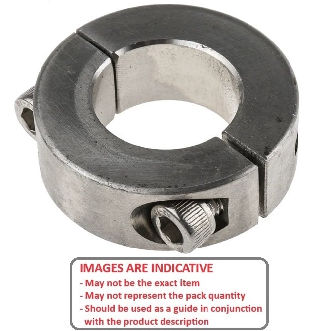 1112325 | COL-01588-033-11-2C-S4 --- Shaft Collars - 15.875 mm x 33.34 mm x 11.1 mm